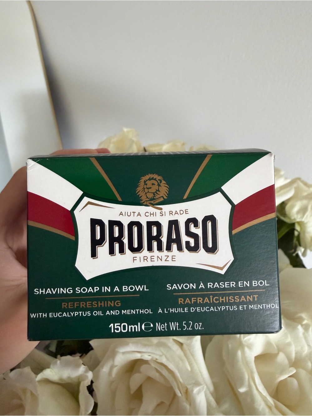 Refreshing Shaving Soap in a Bowl - Green